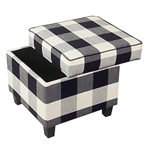 Homepophomedecork7342f2262classicsquarestorageottomanwithliftofflidottomanwithstorageforlivingroombedroomblackplaidlarge Urban Country Home Decor Homepop home decor k7342 f2262 classic square storage ottoman with lift off lid ottoman with storage for living room bedroom black plaid large urban country home decor