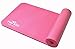 PhysioWorld Tapis d'Exercice Épais pour Sport/Pilates -Rose , 15mm