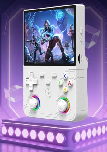 Image of R36 Ultra X Retro Handheld Game Console 4.5 Inch HD IPS Screen, RGB Joystick Lights, Dual Analog Sticks, Vibration, Portable Gaming Console