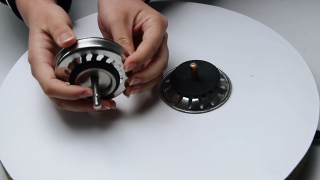 Colador para Fregadero de Cocina Acero Inoxidable 79 mm miniatura 7