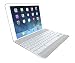 ZAGG ZKFHCWHLIT105 Cover with Backlit Hinged Bluetooth keyboard for iPad Air - White