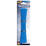 Nerf Dog Tire Stick Dog Toy with Interactive Squeaker, Lightweight, Durable and Water Resistant, 7 Inches, For Medium/Large Breeds, Single Unit, Blue (2197), Medium to Large