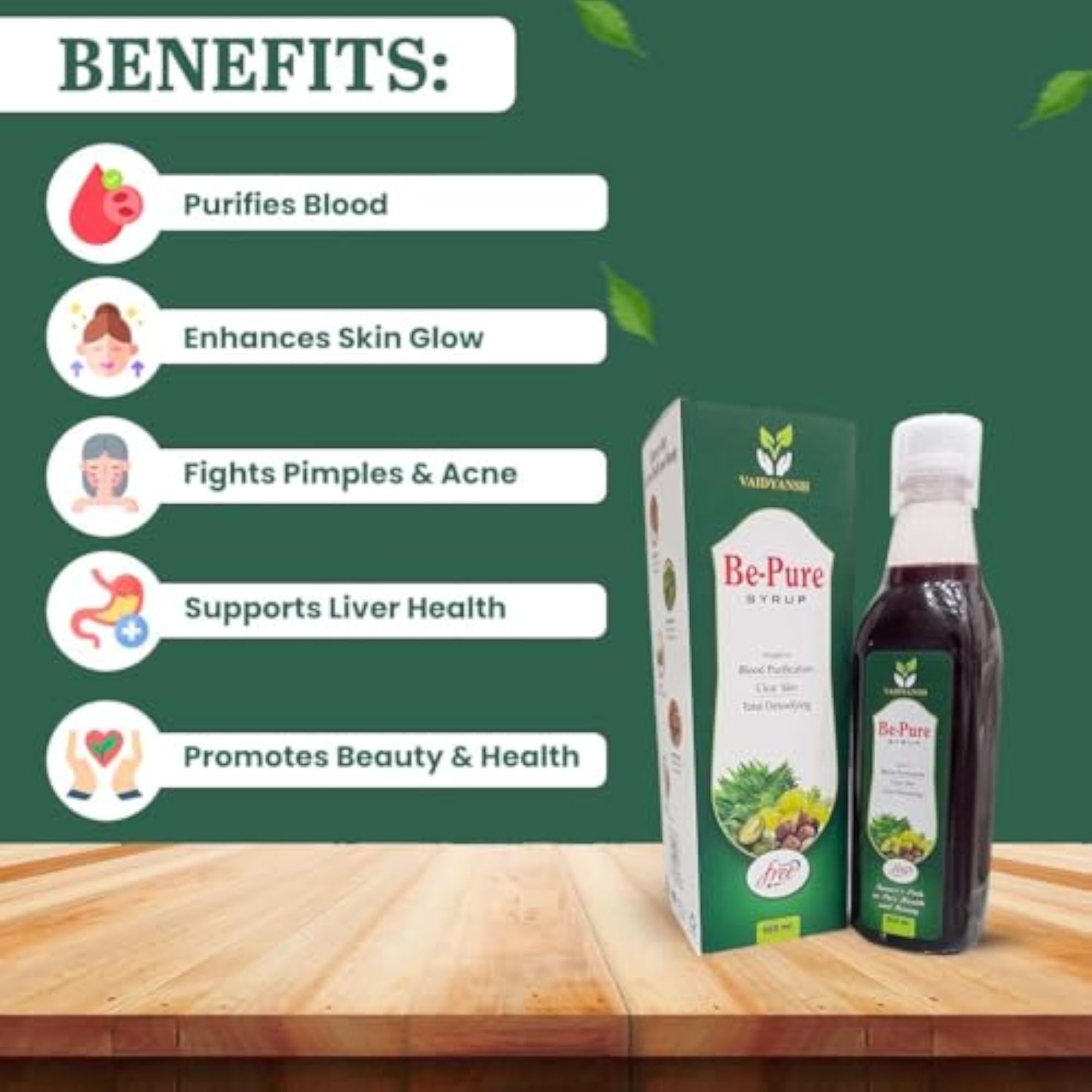 Vaidyansh Be-Pure Syrup for Blood Purification