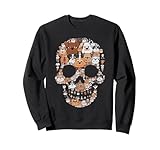 Photo Gallery teschio di cane spaventoso cucciolo scheletro design halloween amanti dei cani felpa Photo Gallery teschio di cane spaventoso cucciolo scheletro design halloween amanti dei cani felpa