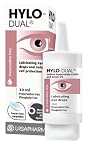 HYLO Dual - Preservative Free Eyedrops - Contains 0.05% Sodium Hyaluronate and 2% Ectoin - Moisturises Dry Eyes and Reduces Allergic Symptoms - 10ml