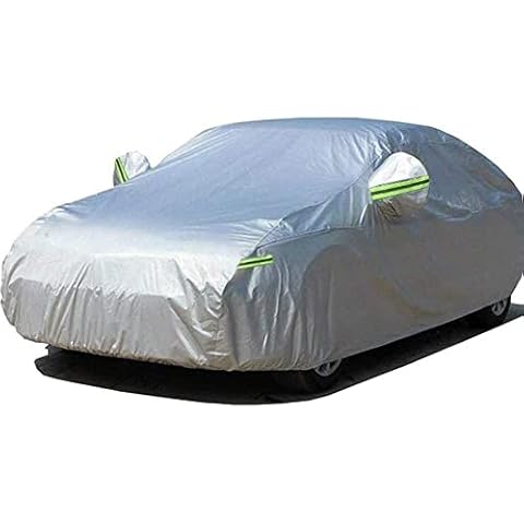 Big Hippo Car Cover Breathable Waterproof Car Covers Full Size Sedan Cover Custom Fit Sedan Up to 190 Inch (490 * 180 * 130cm)-Sliver Cover