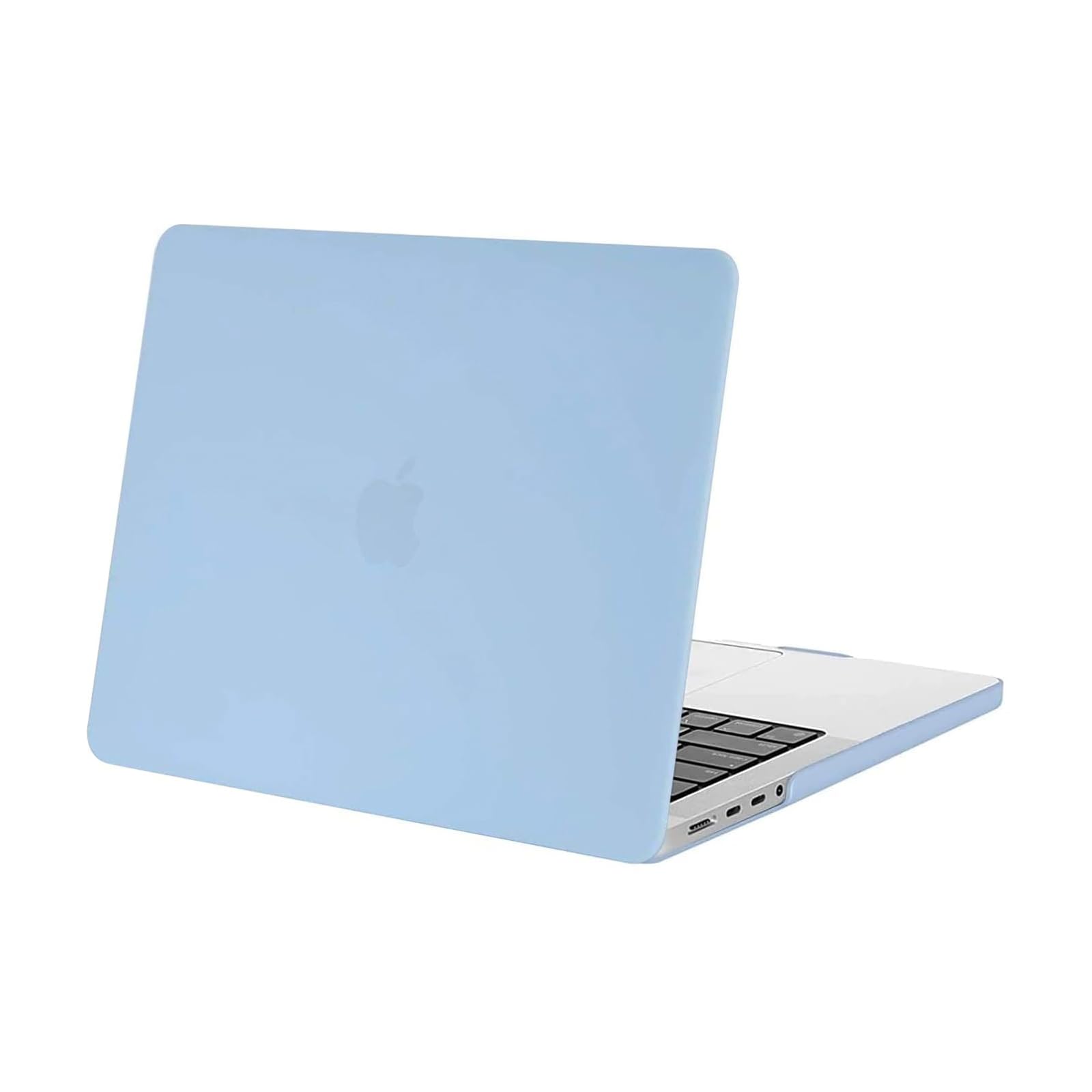 MOSISO Compatible with MacBook Pro 14 inch Case 2026 2025-2021 M5 M4 M3 M2 M1 A3434 A3112 A3185 A3401 A2918 A2992 A2779 A2442 Pro Max Chip Touch ID, Protective Plastic Hard Shell Case, Airy Blue