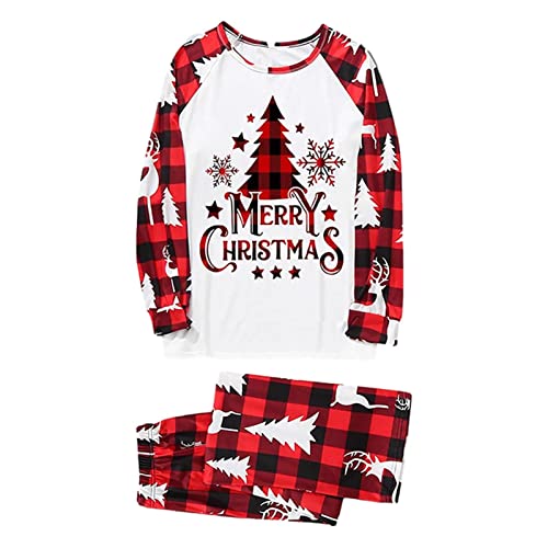 Familj Jammies Matchande jul, Mjuk bomull för julhemskläder Förälder-barn, Fashionabla pyjamasset för män, vinterartiklar för julfirande och fester Niktule