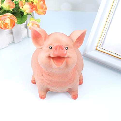 FAVOMOTO Cofrinho Resina Dinheiro Moeda Banco Porco Dinheiro Lembrança Dinheiro Moedas Mudanças Poup