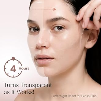SeoulSkin Niacinamide Glass Skin Overnight Mask – Korean Face Mask Sheet for Glowing Skin | 50,000 PPM Niacinamide & Hyaluronic Acid | Hydrating, Pore-Minimizing, Korean Skincare Sheet Mask