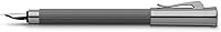 Vista 3 de FABER-CASTELL 141783 Faber Castel - Pluma estilográfica, B, negrita, Tasimio, gris piedra, doble uso, genuino importado