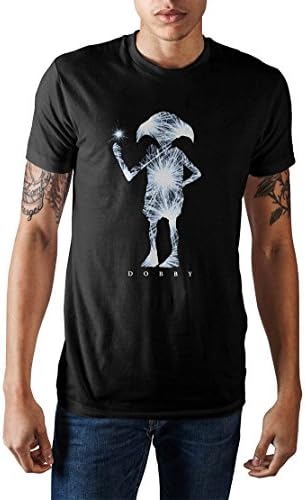 Bioworld Men's Dobby Harry Potter Shirt-XX-Large Black