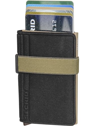 Secrid Liba® BLI Black Olive Credit Card Holder Wallet, Black, Minimalist3