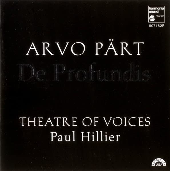 ARVO PART : DE PROFUNDIS [Audio CD]