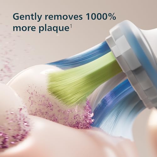 Image of Philips Sonicare 5900 Series Electric Toothbrush, Pressure Sensor, 6 Brushing Settings, SmarTimer, BrushPacer, 21-Day Runtime, Gentle Professional-Clean Feel, for Sensitive Gums, White, HX7130 /02