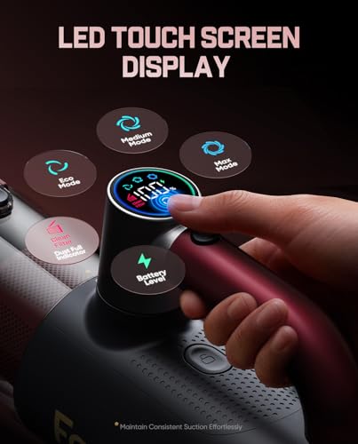 Image of Fanttik Cruise V11 APEX Handheld Vacuum Cordless, 4-in-1 Vacuum Cleaner for Pet, AxLoop 180 Rotatable Handle, LED Touch Screen, 3 Suction Modes for Home Corners, Couches, Crevices