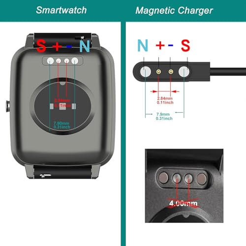 Image of CERLINK Smartwatch Charging Cable for boAt Storm /Xtend /Xtend Pro /Xplorer /Wave Connect /Wave Beat /Wave Fit /Wave Style Smartwatches