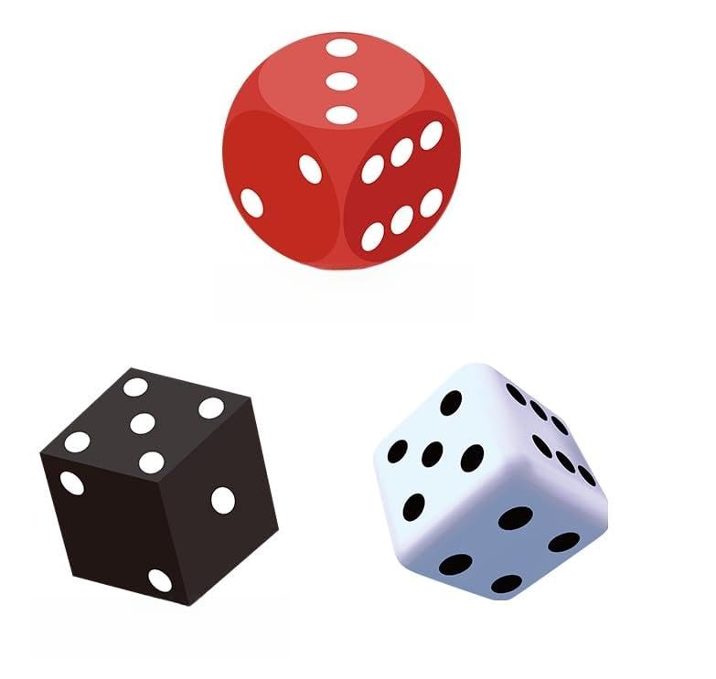 58PCS Casino Dice Hanging Swirls Decorations Casino Night Streamer Red Grey White Dice Paper Cutout Las Vegas Poker Party Decorations for Dice Poker Games Night Birthday Ceiling Supplies