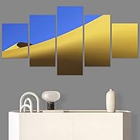 SIGNWIN 5 Panel Canvas Wall Art Modern Art Desert Multicolor Nature Photography Relax/Calm Southwest for Home Decorations Ready to Hang - 60