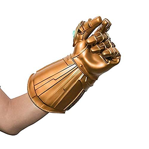 Kids Infinity War Gauntlet Portable Electronic Arm Led Light Pvc Thanos Glove Toys Gift For Halloween Decorations Party Rose Gold #TOP4