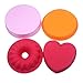 Baker Depot Big Silicone Mold for Cake Round Pizza Pan Heart Baking Tools Chiffon Cake Molds Bakeware Mold Bread Diy Mould For Kitchen, Set of 4
