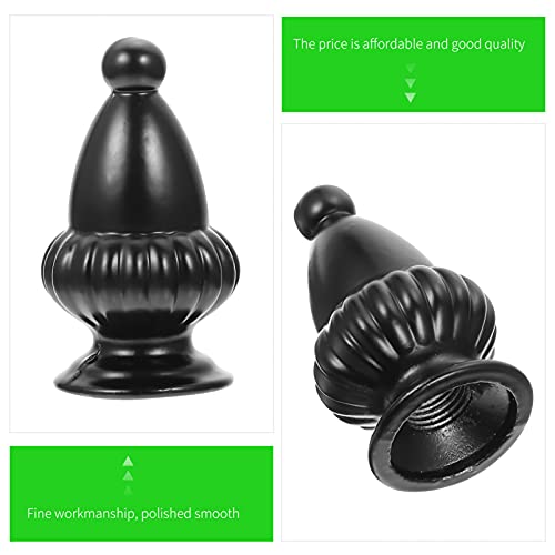 Image of Uonlytech 2pcs Modern Lamp Finial Chic Decorative Knob for Table Floor Lamps Elegant Internal Thread Upgrade Your Lighting Stylish Accessories