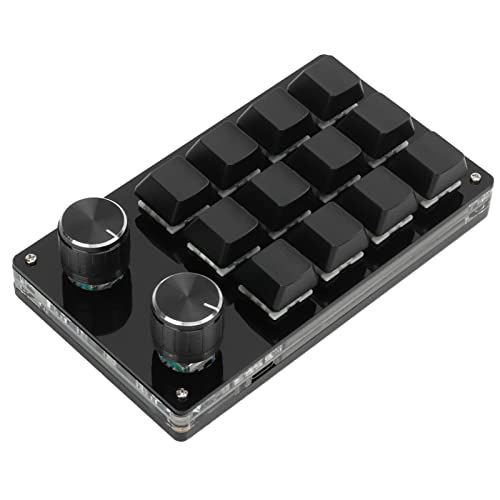 Teclado Mecánico Macro 12 Teclas Astibym Negro USB miniatura 6