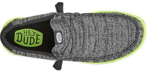 Image of HEYDUDE Men's Wally Stretch Sox Slip-On Loafer, Lightweight, Breathable, with Flex & Fold Outsole