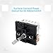 EvertechPRO WB24X40331 WB24X22341 Cooktop Infinite Control Switch Replacement for GE