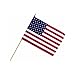 Valley Forge Stick Flags With Cup Display 12" X 18" Polycotton U.S.