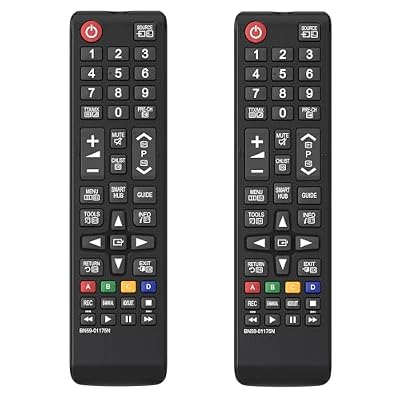 2 Pack Universal Remote for Samsung TV Remote, Replacement Compatible with All Samsung Smart TV LED QLED UHD LCD HDTV Frame Curved Smart TV