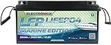 5 Jahre Garantie: Mit der LiFePO4 Marine Edition 12,8V 200Ah Batterie hat man dank des Batterie-Management-Systems (BMS) und dem Bluetooth-Moduls alle Informationen über eine App im Blick.
