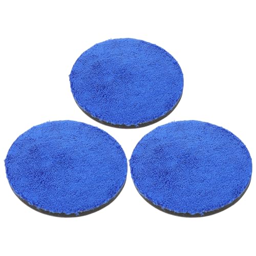 TOGEVAL Tamponi Lucidanti per Auto 3 Pezzi da 150 MM in Spugna per Ceratura e Lucidatura Vernice Compatibili Lucidatrice Elettrica e Manuale per Rimozione Graffi e Ossidazione