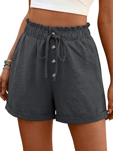 Dark grey casual shorts for a Disney cruise