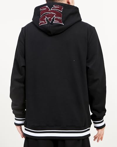 Mens College Classic Chenille Pull Over Hoodie4