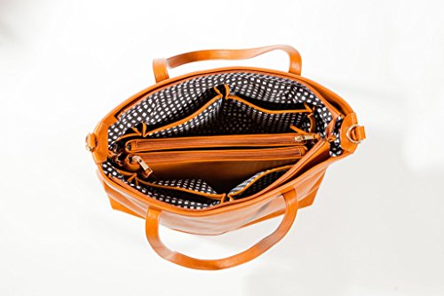Bella Tunno Boss Bag Tote, Cognac