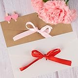 12 Pcs Gift Envelopes(22 * 11CM/6 Colors), Money Envelopes with Ribbons, Money Wallets for Cash Gifts, Vintage Kraft Paper for Christmas, Invitations Greeting, Thanksgiving, Newyear, Valentine's Day - Image 7
