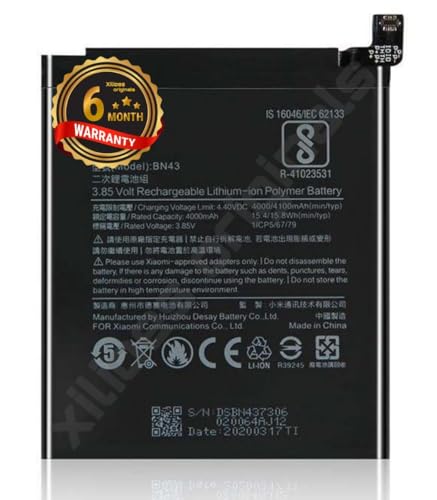 Image of BN43 Battery for Redmi Note 4 Battery with 6 Month Warranty**(B148)