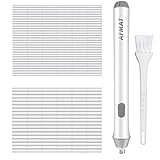Electric Erasers, Electric Eraser with 180 Refills, Battery Operated Eraser, Electric Eraser Kit for Artists, Art Pencils, Drawing, Painting, Sketching, Drafting, Detailer Tool for Crafting-White