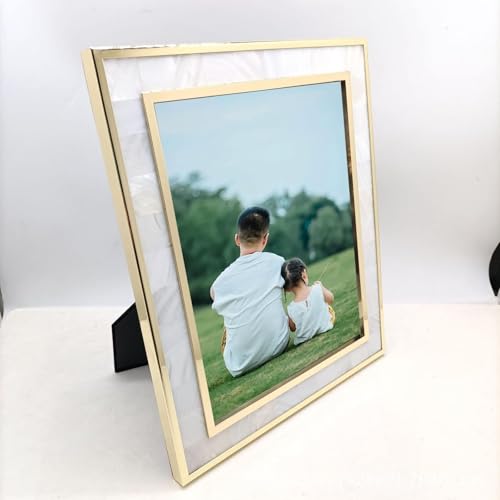 Cadre photo 6x8 doré horizontal ou vertical pour table et mur - 4