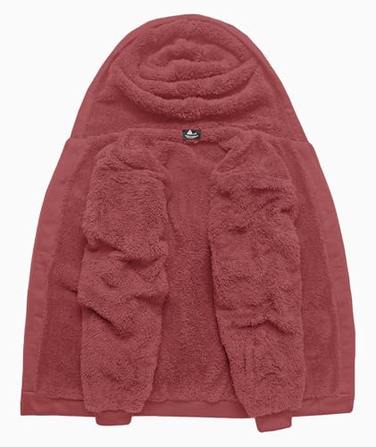 Image of SCODI Hoodies for Men Heavyweight Fleece Sweatshirt - Full Zip Up Thick Sherpa Lined Hooded Sweatshirts