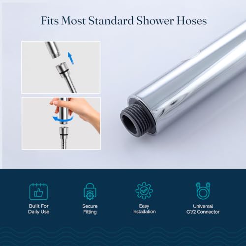 Image of JAL ABS Round Hand Shower for Bath | High Pressure Handheld Shower Head