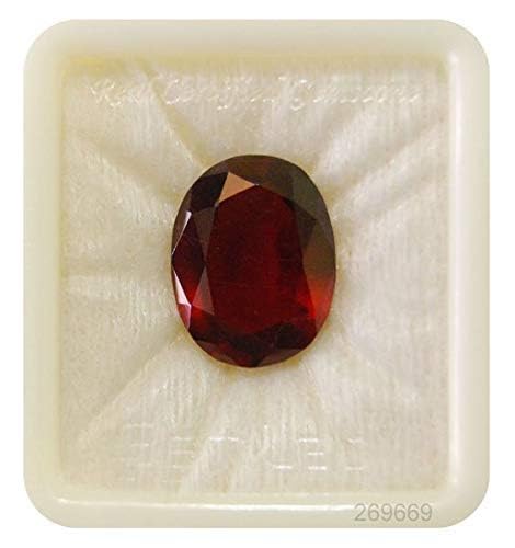 Pierre précieuse de grenat hessonite orange 7.25 ratti testé en laboratoire