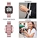 Wearlizer Stainless Steel Band Compatible for Fitbit Versa/Versa 2/ Versa Lite Bands Women Men,Ultra-Thin Lightweight Replacement Band Strap Bracelet Compatible for Fitbit Versa RoseGold