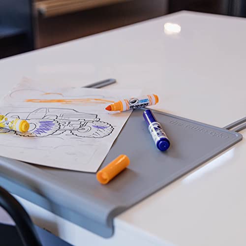 The Table Tyke 100% Silicone Placemat With Teething Edge Bumper/Spill Stopper | Dishwasher Safe, Travel Ready Non-Slip Suction Activity Mat For Infants, Babies, Toddlers, Children, Kids #TOP7