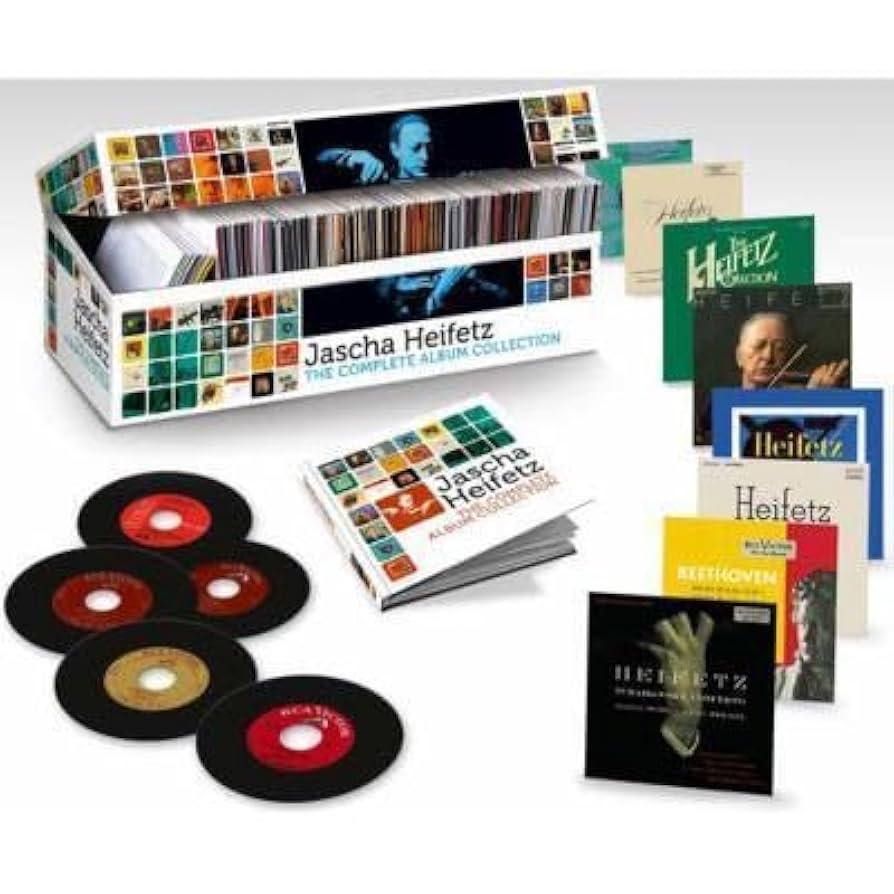 Amazon.co.jp: 103CD +DVD ハイフェッツ オリジナル 紙