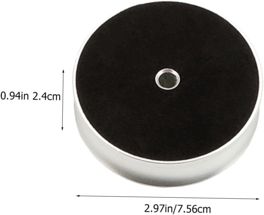 Vinyl Turntable Weight Clamp Stabilizer Metal Balanced Disc Record Player Accessory for HiFi Audio Playback Silver
