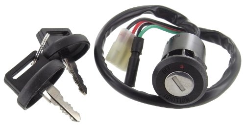 Ignition Switch Key Set For Honda TRX250X ATV - Replaces 35100-HN6-A30, 35100-HM8-000 5 thumbnail image