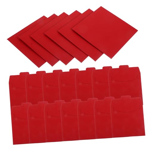 POPETPOP 20 Stück Rote CD DVD Hüllen