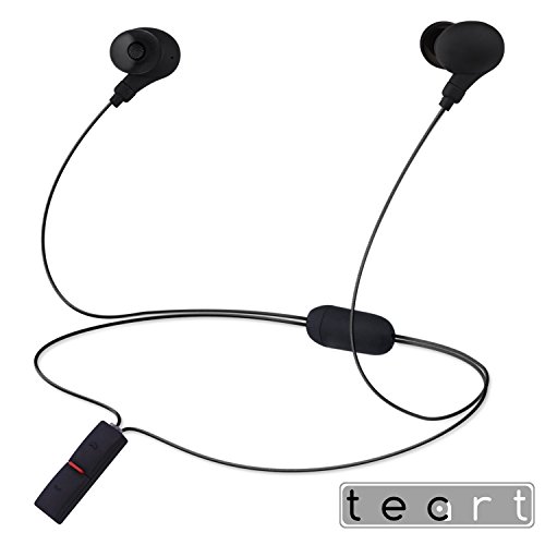 Tecart Runner A6 Wireless Headphones Bluetooth 4.1 + EDR Noise Cancelling Sweatproof in-Ear Headset Magnetic Sport Stereo Earphones with Built-in Mic